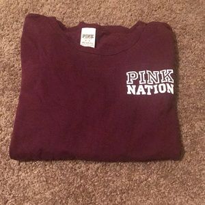New pink 3/4 sleeve shirt